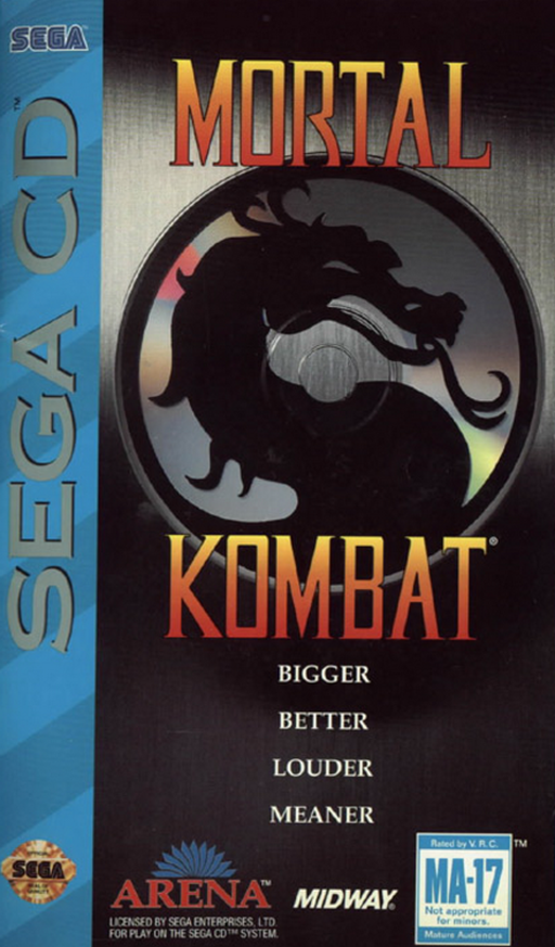 Mortal Kombat (USA) Sega CD Game Cover